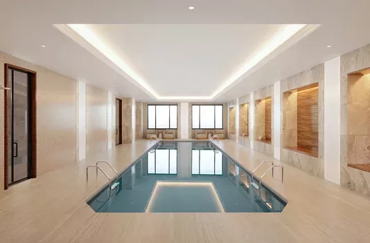 Pool in Strathmore NYC luxury apartments on the upper east side