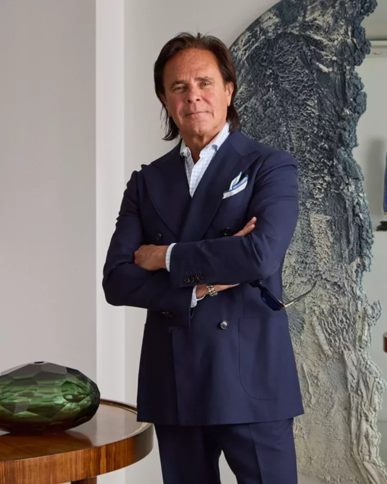 Portrait of Tony Ingrao, interior designer of The Strathmore’s upper east side NYC luxury apartments.